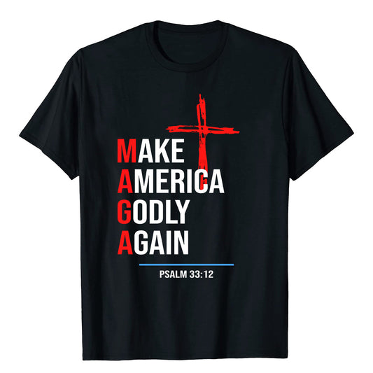 "Make America Godly Again Psalm 33:12" Unisex T-shirt